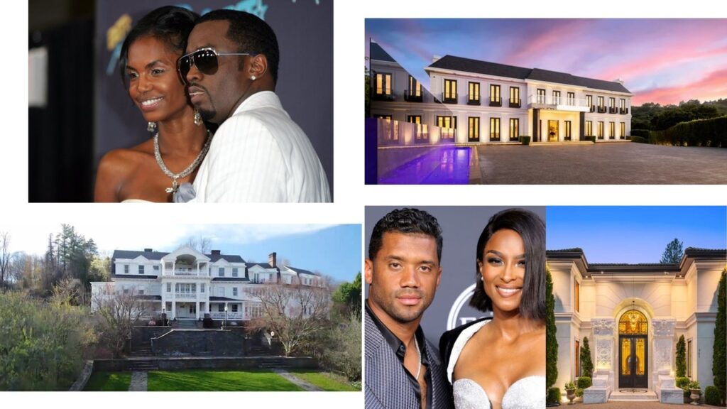 Inside Mary J. Blige’s Gorgeous NJ Mansion, J. Lo and Ben Affleck’s Beverly Hills Mega Mansion Gives, Diddy’s Former Mansion With Kim Porter Was Sold, Russell Wilson and Ciara’s Washington Mansion is Beautiful, R. Kelly’s Former Mansion and Other Celebrity Real Estate