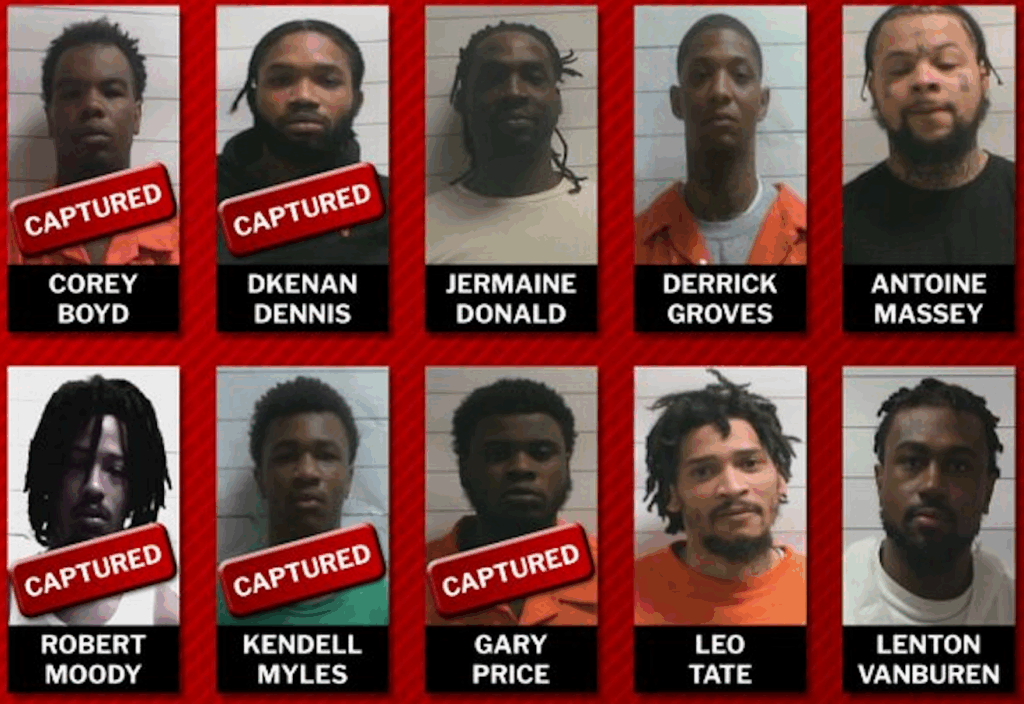 The Breakdown of How 5 New Orleans Escaped Inmates Were Found