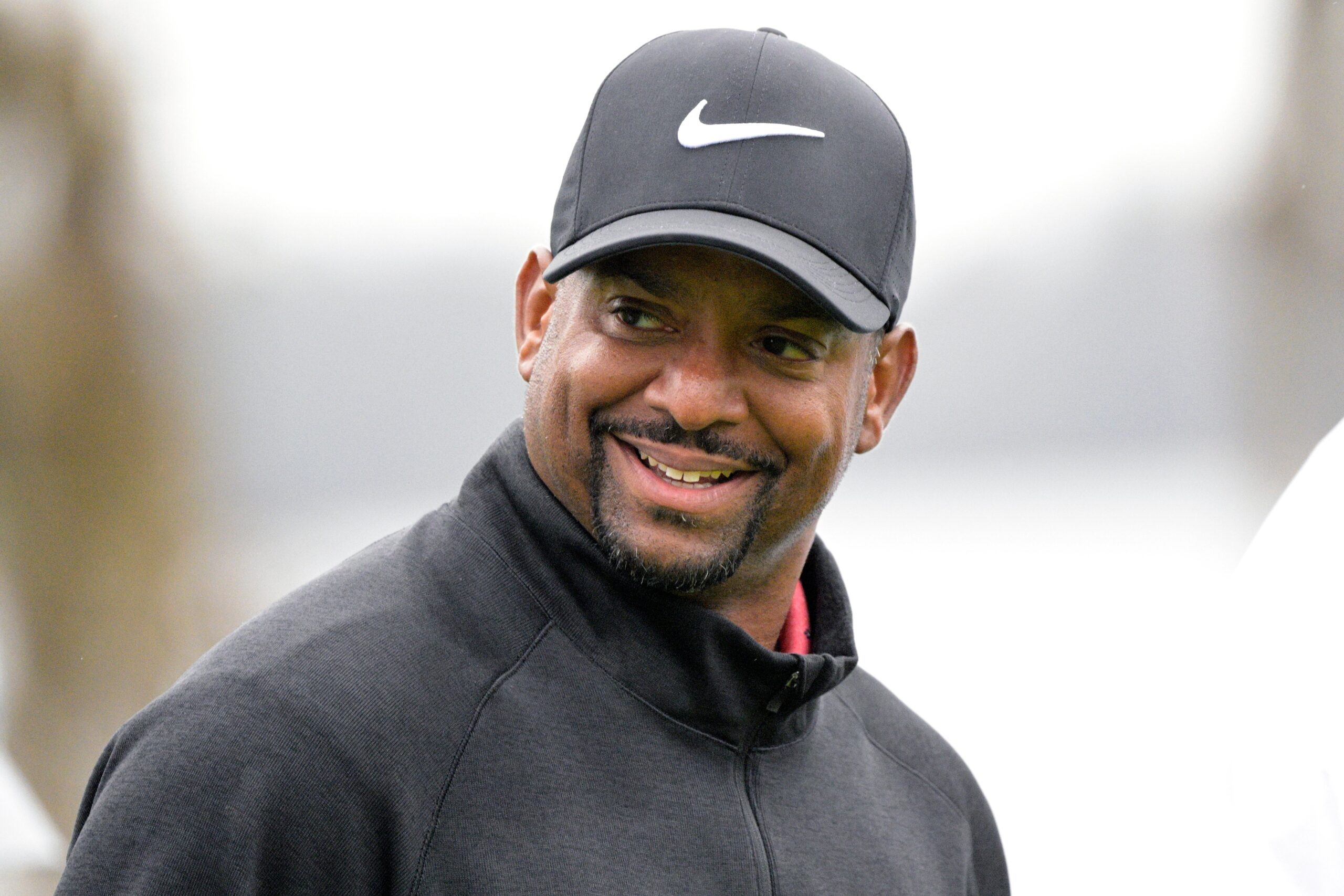 Entertainer Alfonso Ribeiro walks on the 18th fairway during the third round of the Tournament of Champions LPGA golf tournament, earlier this year in Orlando, Fla. Photo: AP Phelan M. Ebenhack