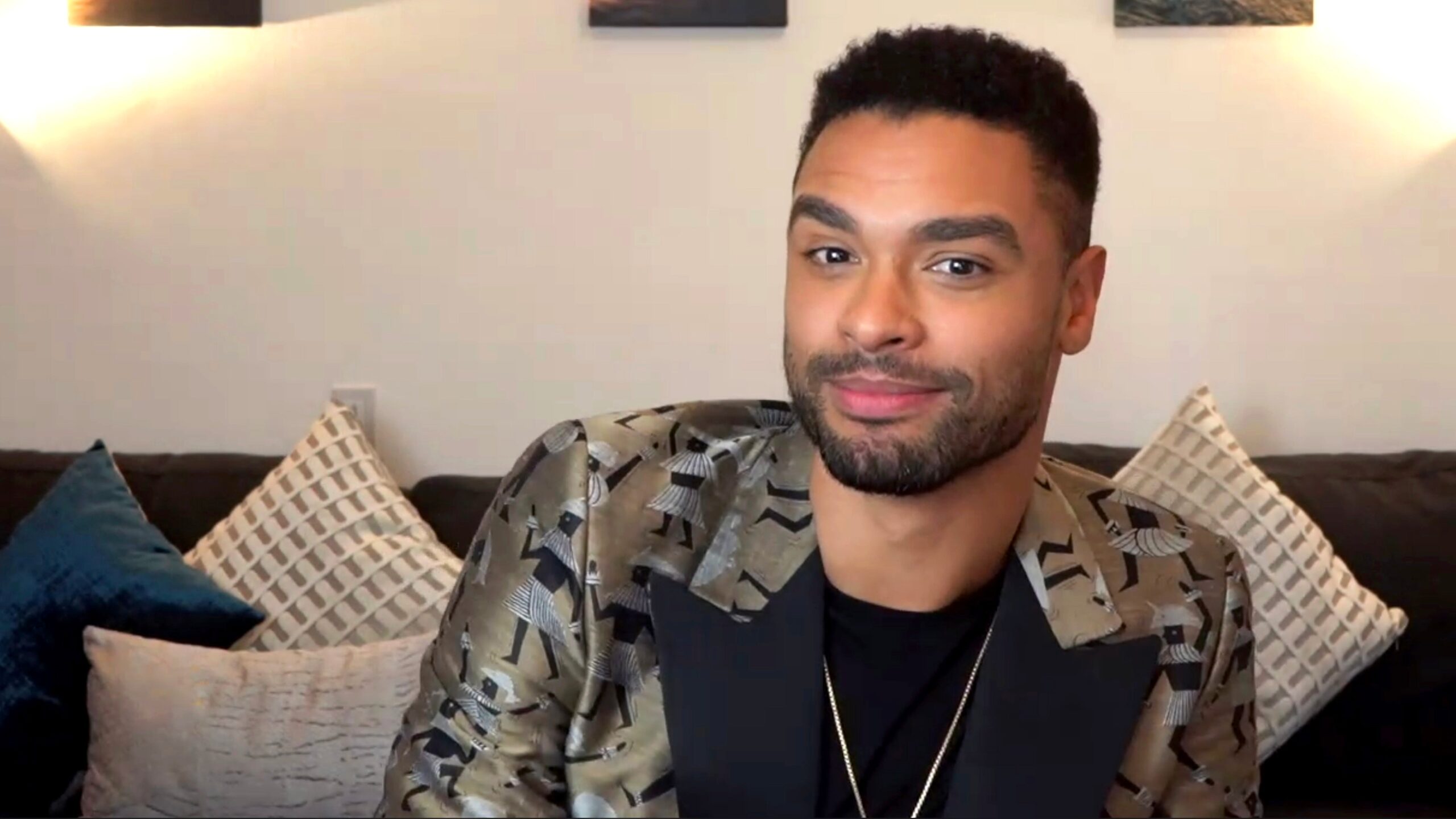 In this screengrab, Regé-Jean Page speaks at the 52nd NAACP Image Awards Virtual Press Conference on March 27, 2021 in Various Cities. Screenshot: Getty Images Getty Images for NAACP Image Awards
