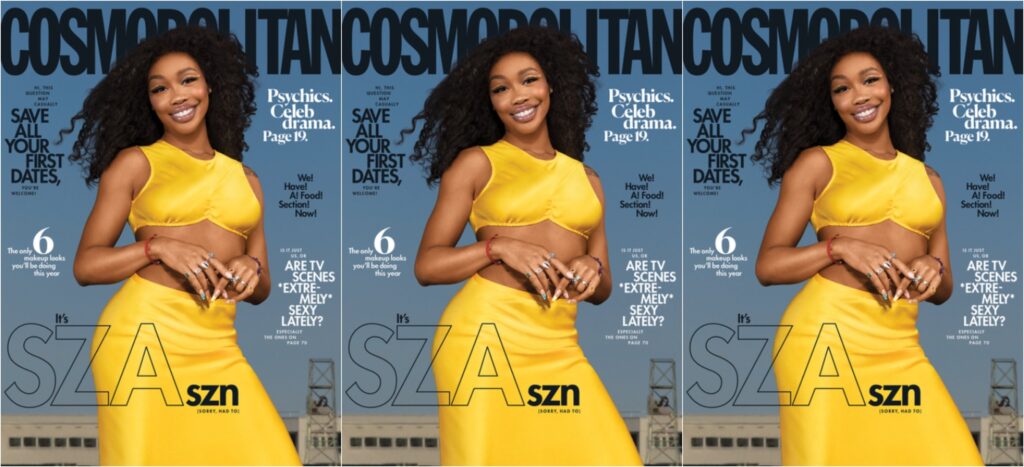 SZA Talks Taking CTRL of Her Music and Legacy for Cosmo Magazine