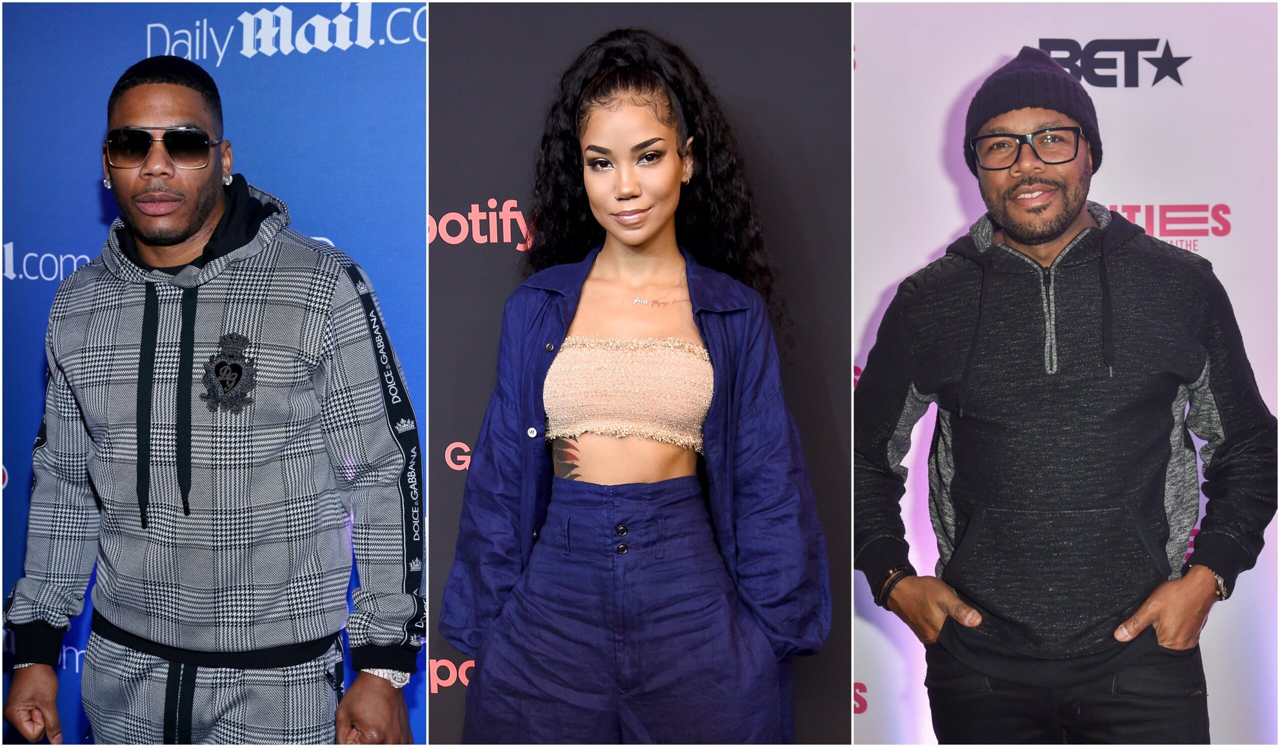 Nelly, left, Jhene Aiko and DJ D-Nice are all participating in events slated to take place over the weekend. Photo: Getty Images Gregg DeGuire