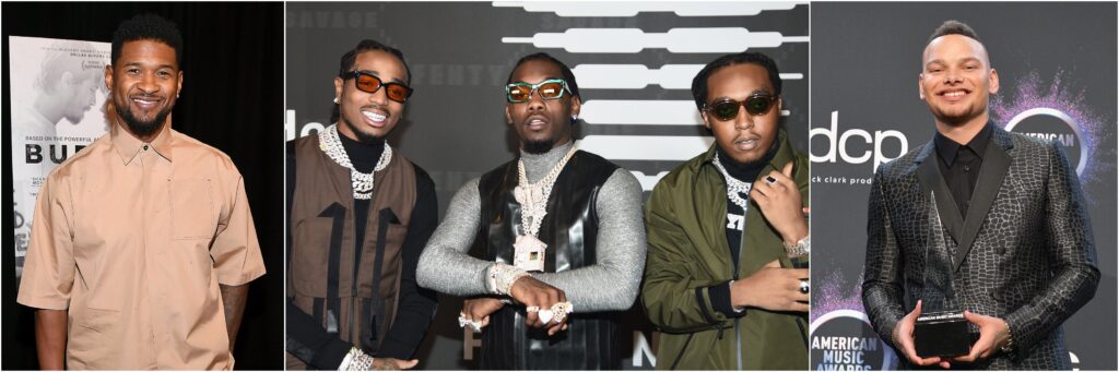Usher, Migos, Kane Brown and More to Perform at 10th Annual iHeartRadio Music Festival
