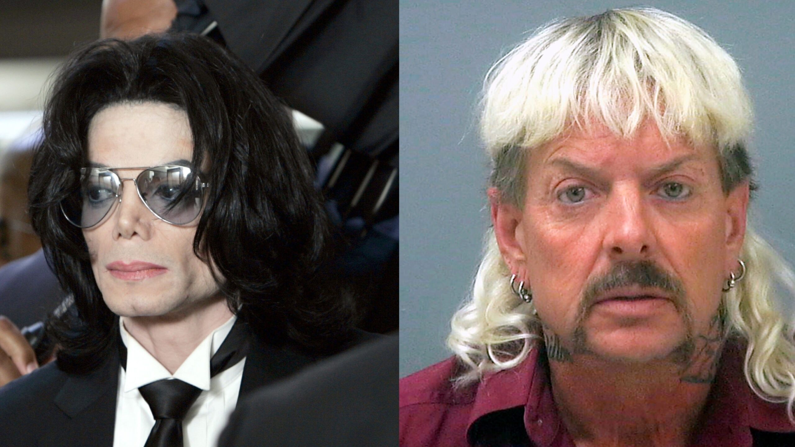 (L-R): Michael Jackson prepares to enter the Santa Barbara County Superior Court to hear the verdict read in his child molestation case June 13, 2005, in Santa Maria, Calif.; an undated file photo provided by the Santa Rose County Jail in Milton, Fla., shows Joseph Maldonado-Passage. Photo: Getty Images Kevork Djansezian-Pool