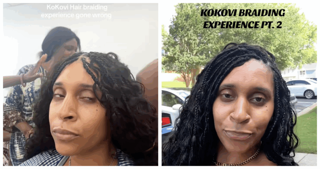 After Customer Got Caught In A Hilarious Braid Shop Brawl, She Recorded The Whole Thing