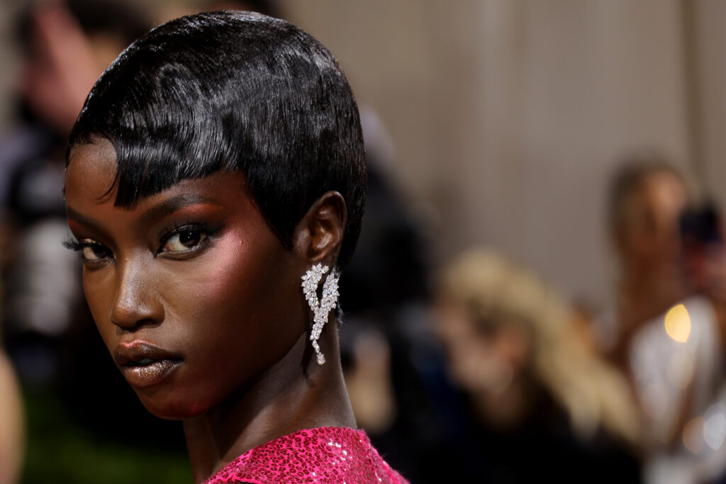 Supermodel Anok Yai Looked Stunning and Different at Paris Fashion Week