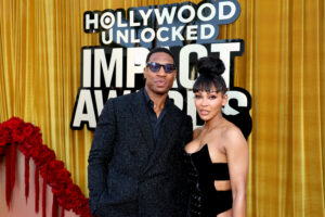 Jonathan Majors Responds to a Fan Attempting to Pull Wife Meagan Good's Number and...Whew!